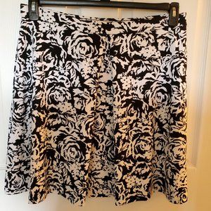 Adrienne Vittadini  Skirt Women's Size XL Black White